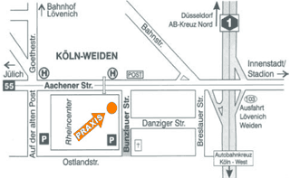 Anfahrtskizze